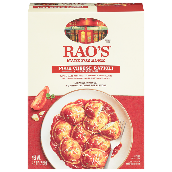 Rao's Four Cheese Ravioli with Marinara Sauce Frozen Meal