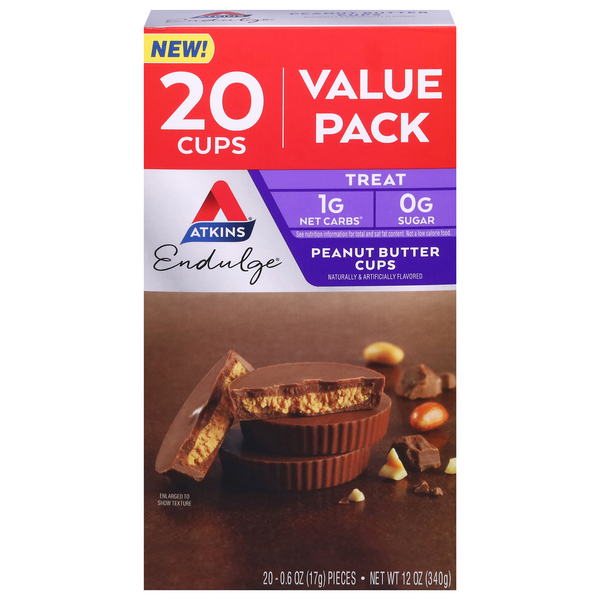 Atkins Endulge Peanut Butter Cup Treat Value Pack - 20 ct