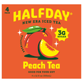 Halfday Peach Iced Tea - 4 pk
