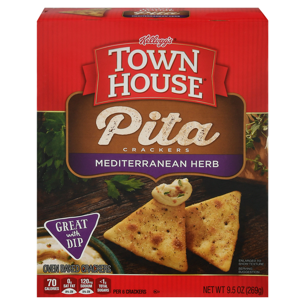 Town House Mediterranean Herb Pita Crackers