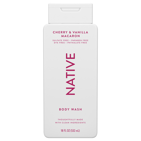 Native Cherry & Vanilla Macaron Body Wash