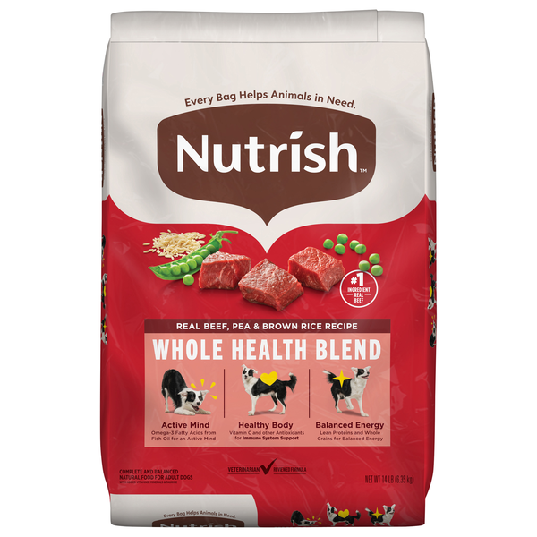 Rachael Ray Nutrish Real Beef Pea & Brown Rice Recipe Adult Dry Dog Food