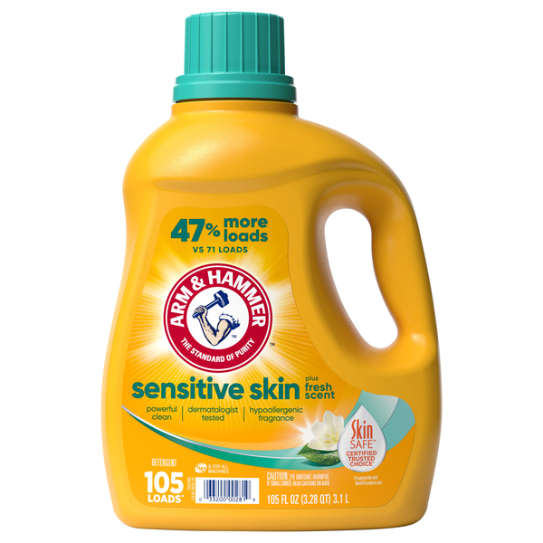 Arm & Hammer Fresh Scent Sensitive Skin Liquid Laundry Detergent