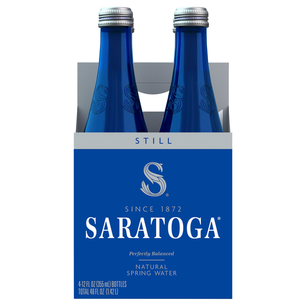 Saratoga Still Natural Spring Water - 4 pk
