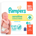 Pampers Sensitive Fragrance Free Baby Wipes Pop-Top 84 ct ea - 2 pk