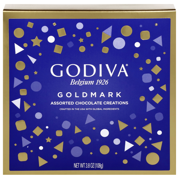 Godiva Goldmark Assorted Chocolate Creations Candy Gift Box - 9 ct