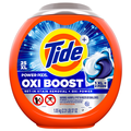Tide+ Power Pods Oxi Boost Laundry Detergent Pacs - 25 ct