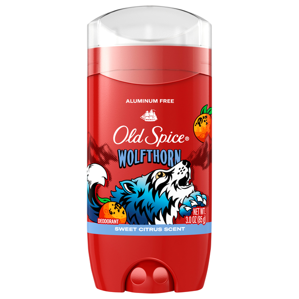 Old Spice Wolfthorn Aluminum Free Deodorant Stick