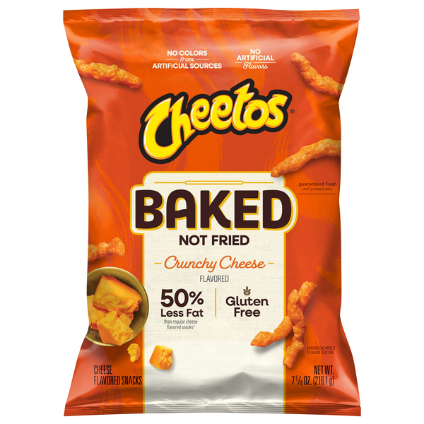 Cheetos Baked Crunchy Cheese Flavored Snacks