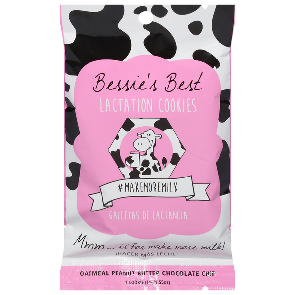 Bessie's Best Lactation Cookies Oatmeal Peanut Butter Chocolate Chip