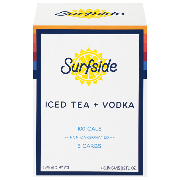 Surfside Iced Tea + Vodka - 4 pk