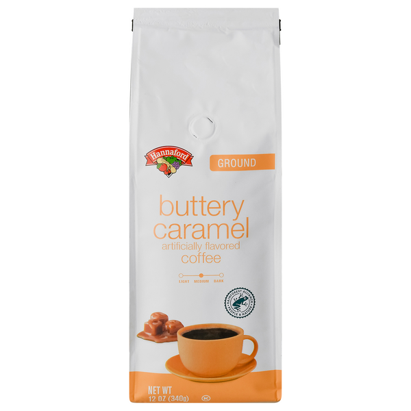 Hannaford Buttery Caramel Flavored Medium Roast Ground Coffee