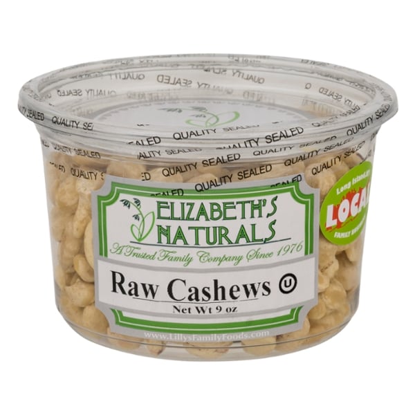 Elizabeth's Naturals Cashews Raw