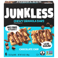 Junkless Gluten Free Chewy Chocolate Chip Granola Bars - 6 ct