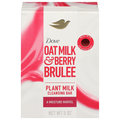 Dove Oatmilk & Berry Brulee Plant Milk Cleansing Bar