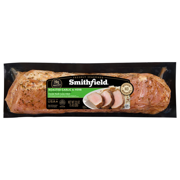 Smithfield Roasted Garlic & Herb Dry Rubbed Marinated Pork Loin Filet