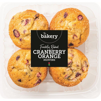Stop & Shop The Bakery Freshly Baked Cranberry Orange Muffins