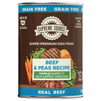 Supreme Source Grain Free Beef & Peas Recipe Wet Dog Food