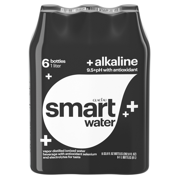 Save on smartwater Alkaline Water with Antioxidants 6 pk Order Online