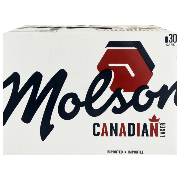 Molson Canadian Lager Beer - 30 pk
