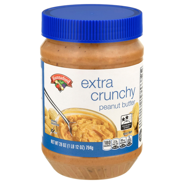 Hannaford Crunchy Peanut Butter