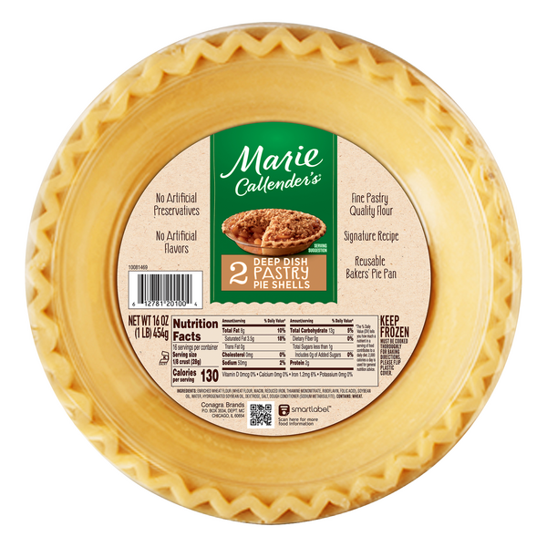 Save On Marie Callender s Pastry Pie Shells Deep Dish 2 Ct Frozen 