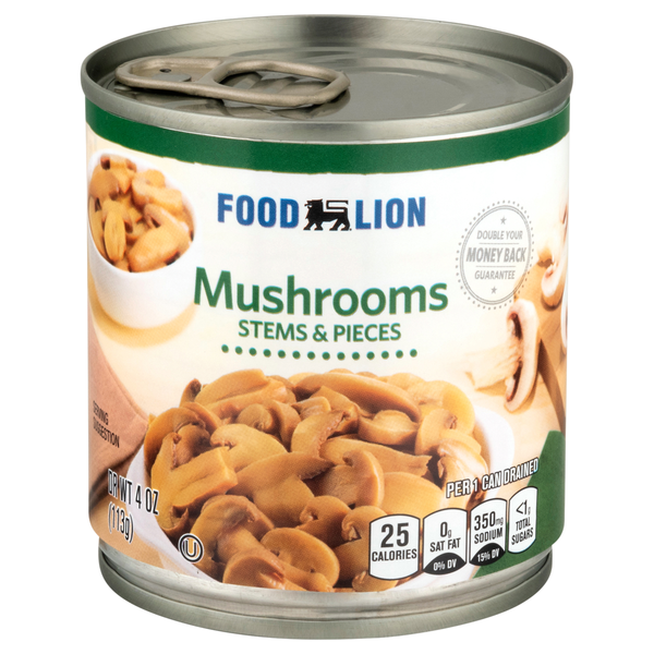 Food Lion Stems & Pieces Mushrooms