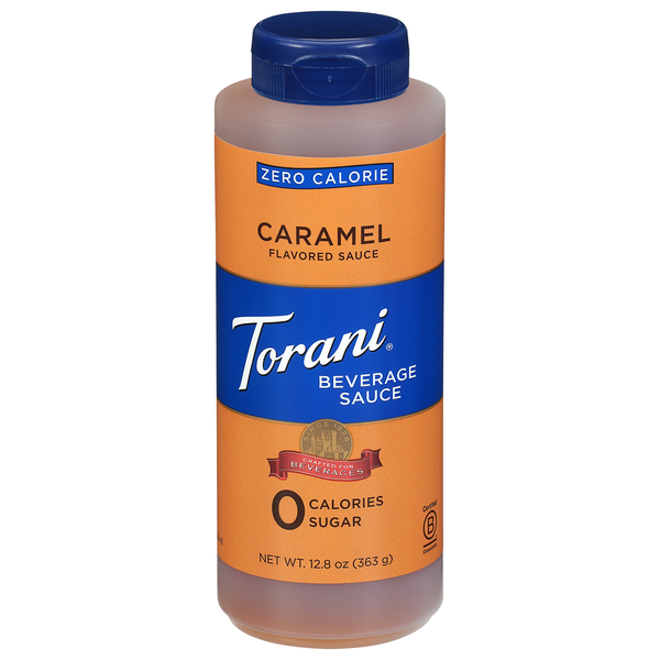Torani Zero Calorie Caramel Flavored Beverage Sauce