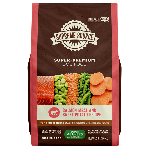 Supreme Source Grain Free Salmon Meal & Sweet Potato Recipe Dry Dog Food