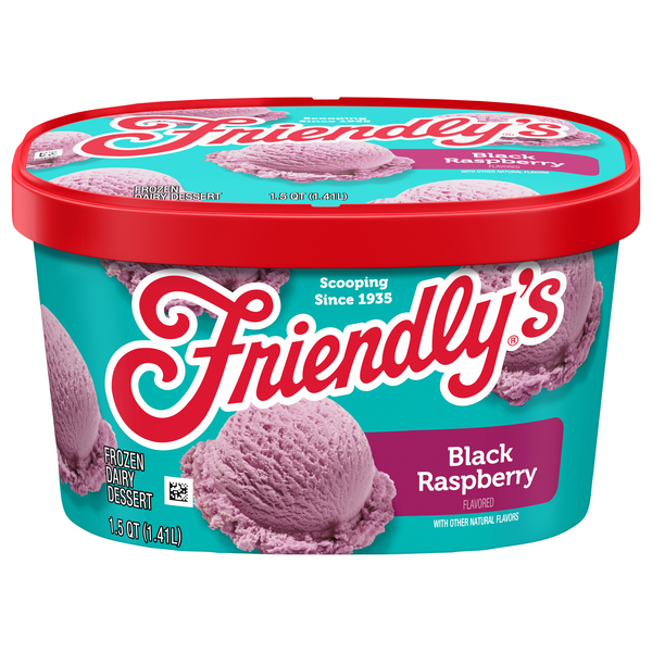 Friendly's Black Raspberry Ice Cream