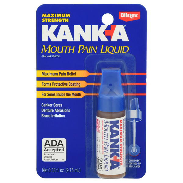 Save on Blistex KankA Mouth Pain Liquid Oral Anesthetic Maximum