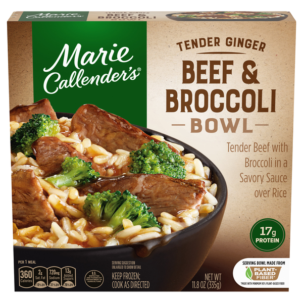 Marie Callender's Ginger Beef & Broccoli Rice Bowl Frozen Meal