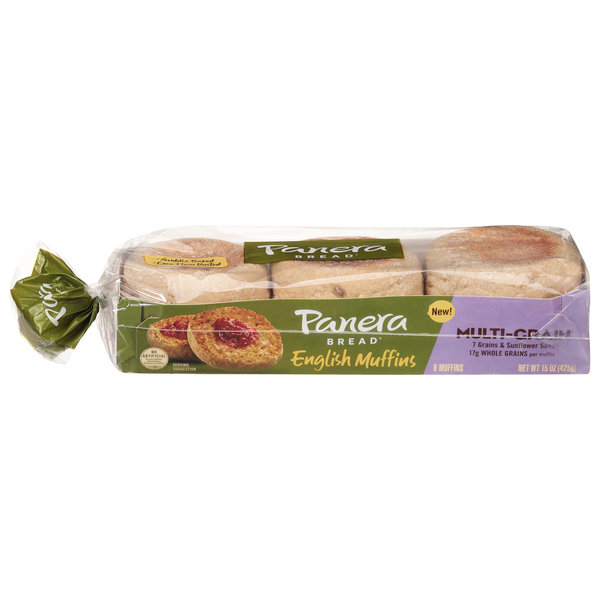 Panera Bread Multigrain English Muffins - 6 ct