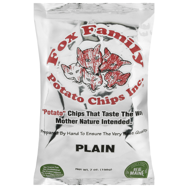 Fox Family Potato Chips Inc. Plain Potato Chips
