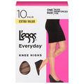 L'eggs Everyday Nude Knee Highs Reinforced Toe