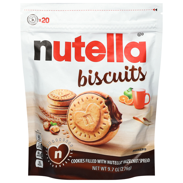 Nutella Hazelnut Spread Filled Biscuits
