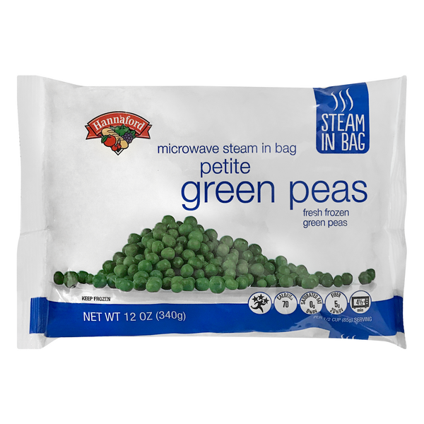 Hannaford Steam In Bag Petite Green Peas Frozen
