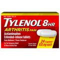 Tylenol 8 HR Arthritis Pain Relief Acetaminophen 650 mg Caplets