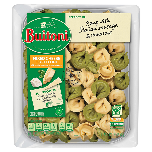 Save on Buitoni Tortellini Pasta Mixed Cheese All Natural Fresh Order