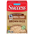 Success Boil-in-Bag Gluten Free Whole Grain Brown Rice Family Size - 6 ct