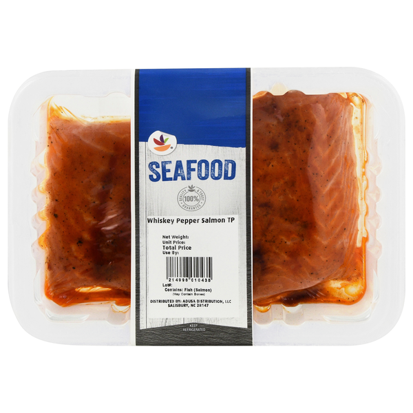 Our Brand Whiskey Pepper Salmon Fresh