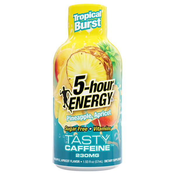 5-Hour Extra Strength Sugar Free Tropical Burst Energy Shot
