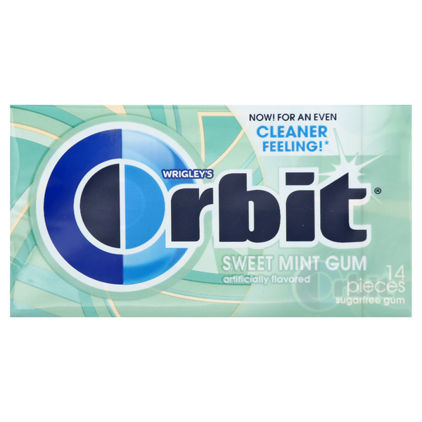 Orbit Sugar Free Gum Sweet Mint