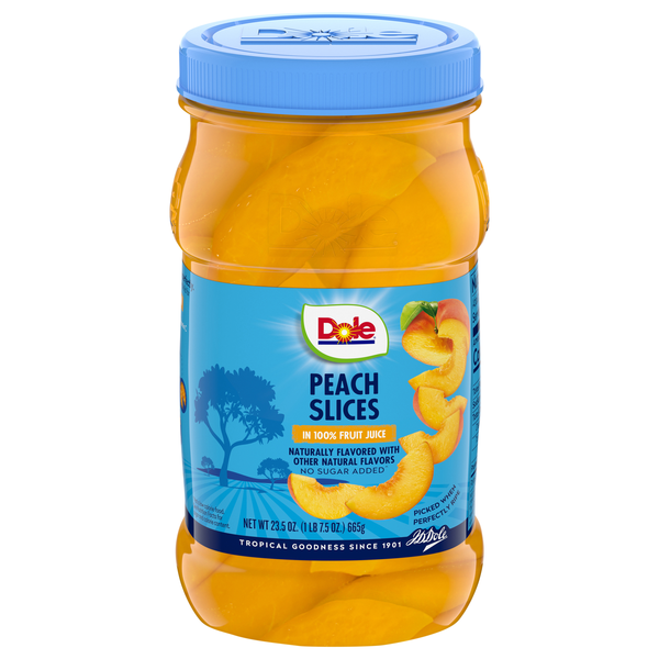 Dole Sliced Peaches in 100% Fruit Juice