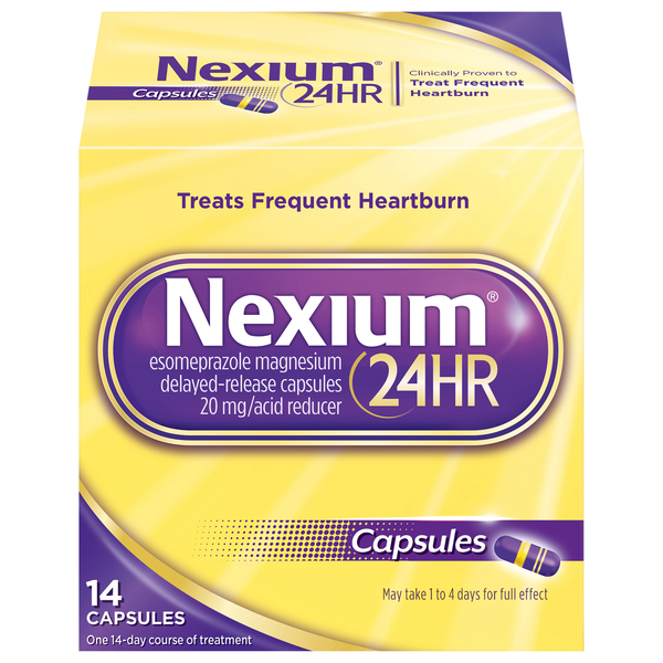 Nexium 24HR Acid Reducer 20 mg Capsules