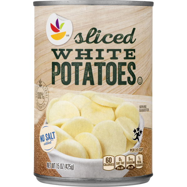 Giant No Salt Added Sliced White Potatoes