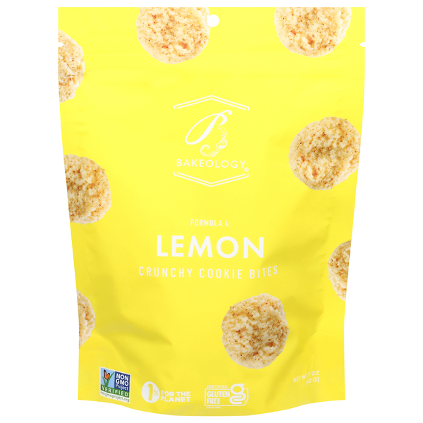 Bakeology Gluten Free Lemon Crunchy Cookie Bites
