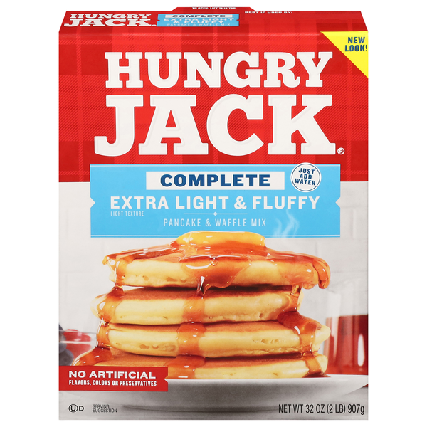 Save on Hungry Jack Complete Pancake & Waffle Mix Extra Light & Fluffy