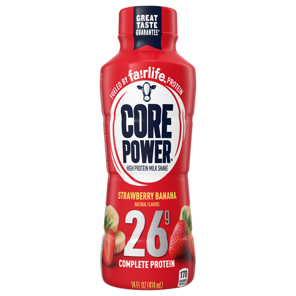 Core Power Strawberry Banana 26g High Protein Shake