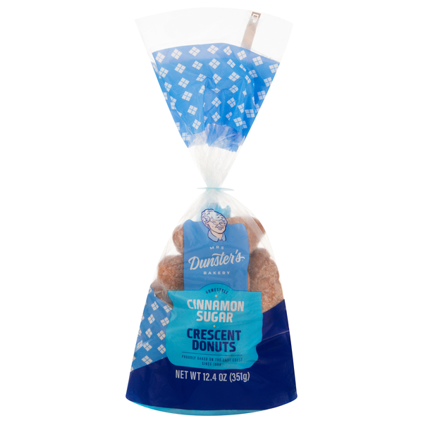 Mrs. Dunster's Homestyle Crescent Cinnamon Sugar Donuts